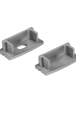 Affaire à saisir | EUROLITE Embouts pour profil en U 20 mm argent