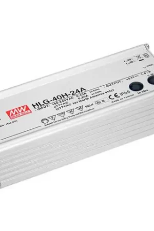 MEANWELL Bloc d'alimentation LED 40W / 12V IP67 HLG-40H-12 - Prix exceptionnel