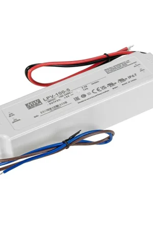 MEANWELL Alimentation à découpage 60W / 5V IP67 LPV-100-5 - Direct fabricant