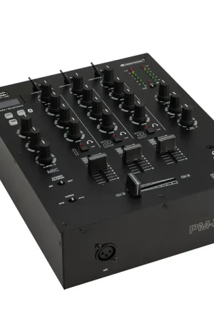 Offre du jour - OMNITRONIC Table de mixage de DJ PM-322P 3 canaux à lecteur Bluetooth et USB
