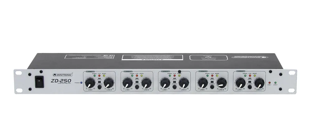 Très bien noté | OMNITRONIC Diviseur de zones ZD-250