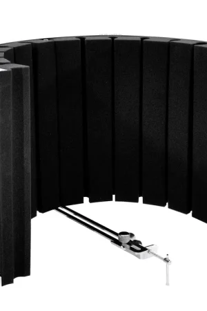 Déstockage - OMNITRONIC Écran d'isolation acoustique pour microphone AS-01