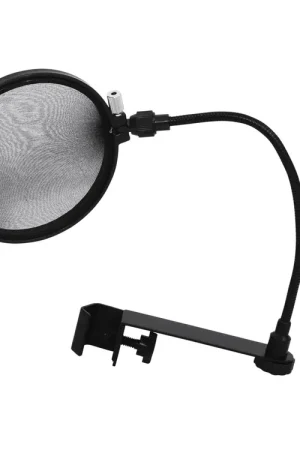 Expédition rapide | OMNITRONIC Filtre anti-pop pour microphone, noir
