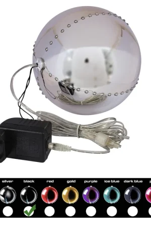 Achat sécurisé - EUROPALMS Boule de neige LED 15 cm, noir