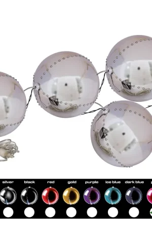 Produit phare | EUROPALMS Boule de neige LED 8 cm, rose 5x