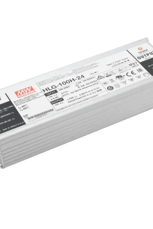 Déstockage | MEANWELL Bloc d'alimentation LED 96W / 24V IP67 HLG-100H-24