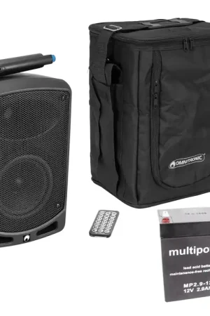 Incontournable - OMNITRONIC set WAMS-65BT + batterie + sac de transport