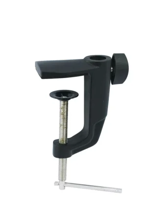 Bien noté | OMNITRONIC Fixation de type A pour bras de micro de table (noire)