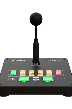 En stock - INTUSONIC HPA41 4-zone Paging Station