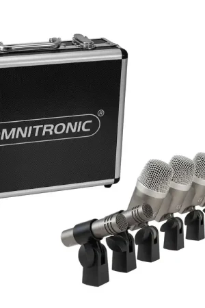 Produit tendance - OMNITRONIC MIC 77-7LMH MK2 Drum Microphone Set