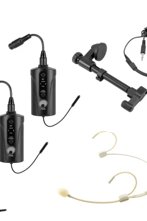 Retour facile - OMNITRONIC set FAS TWO + 2x BP + casque + microphone pour guitare acoustique 660 - 690 MHz