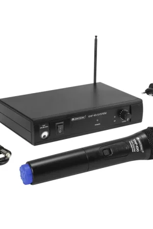 Économisez maintenant | OMNITRONIC Système de microphone VHF-101 sans fil 201,60 MHz
