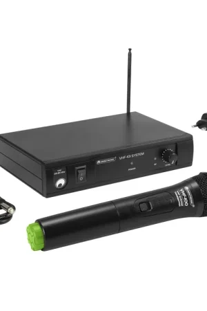 Promo exceptionnelle | OMNITRONIC Système de microphone VHF-101 sans fil 207,55 MHz