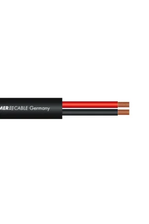 Profitez-en maintenant - SOMMER CABLE Câble de haut-parleur 2 x 2,5 100 m noir FRNC