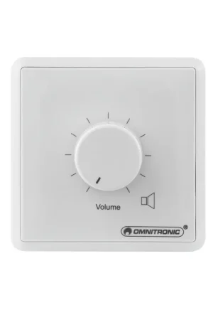 Commandez en ligne | OMNITRONIC Régulateur de volume HP PA, 120 W mono blanc