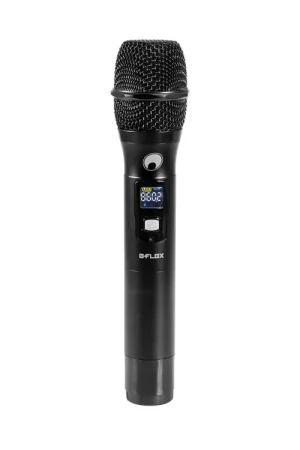 Incontournable - OMNITRONIC UHF E-FLEX Handheld Microphone 823-832/863-865 MHz