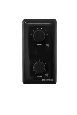 Achetez dès aujourd'hui - OMNITRONIC Sélecteur de programme/régulateur de volume HP PA 30 W mono noir
