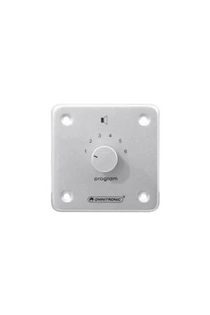 Super prix - OMNITRONIC Sélecteur de programme PA mono argent