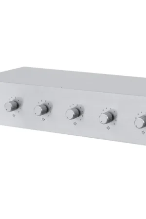 Remise - OMNITRONIC Régulateur de volume HP 6 zones stéréo PA 10 W argent