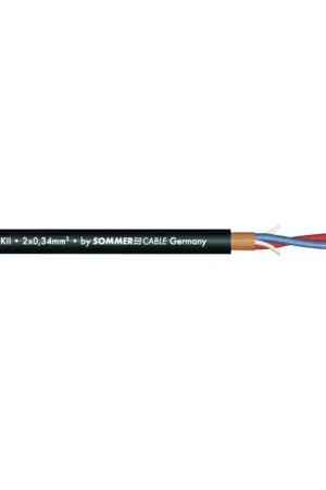 Paiement sécurisé - SOMMER CABLE Câble de microphone 2 x 0,34 100 m noir CLUB SERIES