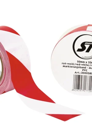 Tendance - Bande de marquage PVC rouge/blanc