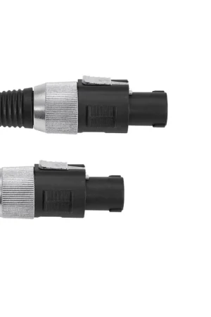 Qualité professionnelle - OMNITRONIC Câble de haut-parleur SPEAKER 2 x 1,5 5 m noir