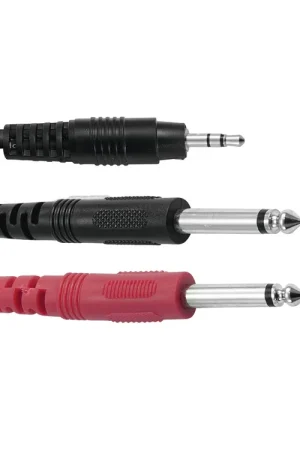 Coup de cœur des clients | OMNITRONIC Câble adaptateur 3,5 prise jack / 2 x prise jack ECO 3 m