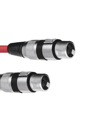 Excellente qualité - OMNITRONIC Câble XLR 3 broches 5 m rouge