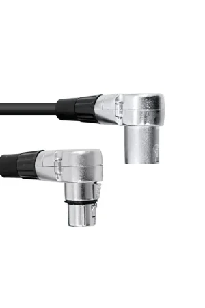 Tendance - OMNITRONIC Câble XLR 3 broches 3m 90° noir