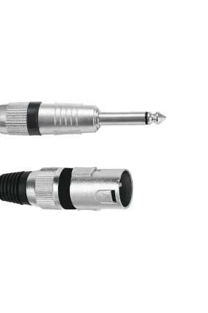 Prix promo | OMNITRONIC Câble adaptateur XLR(M) / prise jack mono 5 m noir