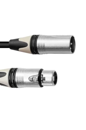 PSSO Câble XLR COL 3 broches 15 m noir Neutrik | Retour gratuit