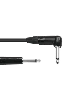 SOMMER CABLE Câble à prise jack 6,3 mono 1 x 90° 6 m noir Neutrik - Prix choc