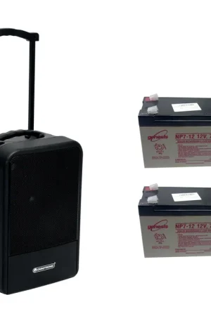 Achat sécurisé | OMNITRONIC Ensemble MOM-10BT4 système PA modulaire sans fil + 2 x batterie
