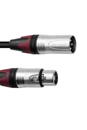 Envoi rapide - PSSO Câble XLR COL 3 broches 10 m noir Neutrik