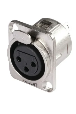 HICON Prise femelle encastrée XLR 3 broches HI-X3DF | Premium