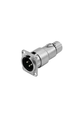 NEUTRIK Adaptateur 3 broches XLR(M) / 3 broches XLR(F) NA3MDF - Très demandé