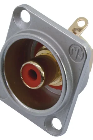 NEUTRIK Connecteur encastrable RCA rouge NF2D2 | Bientôt épuisé