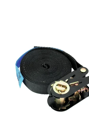 SHZ Sangle de serrage S400 rochet 5 m / 25 mm, noire - Nouvel arrivage
