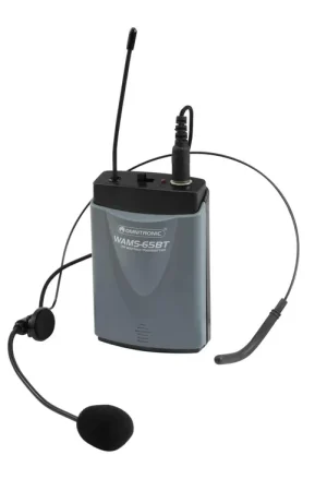 Cette semaine uniquement - OMNITRONIC Émetteur de poche WAMS-65BT, casque inclus
