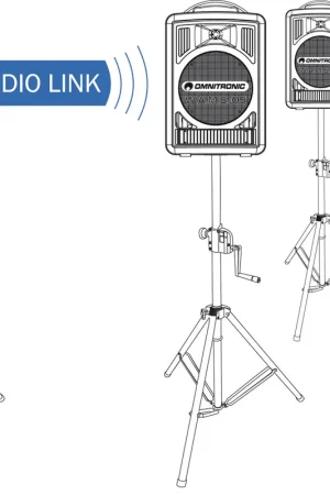 Retour facile - OMNITRONIC Module liaison audio WAMS-05 ALT-105