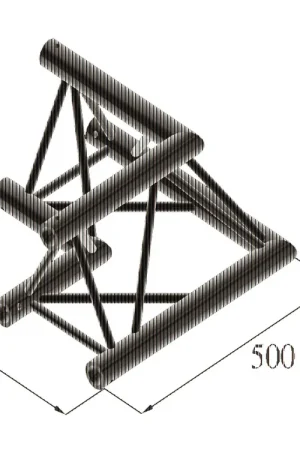 ALUTRUSS Coin 2 voies 90° noir S-PAC 21 TRILOCK | Offre
