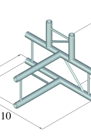 ALUTRUSS BILOCK BQ2-PAT42V Élément en T 4 voies - Prix bas