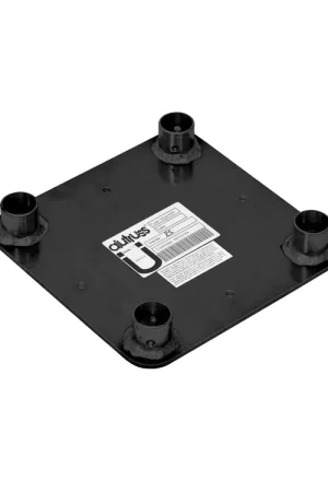 Remise | ALUTRUSS Plaque de montage mural noir DQ4-WP DECOLOCK