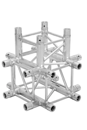 Stock limité | ALUTRUSS Élément en croix 5 voies 6082C-51(50) QUADLOCK