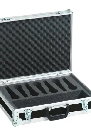 ROADINGER Mallette à microphone Road 7 microphones noire - Super offre