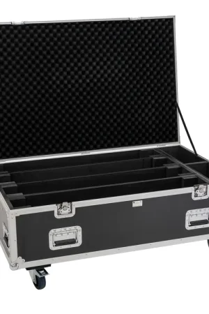 ROADINGER Flightcase PRO 4x LED BAR-8 SWING with wheels - Préféré des clients