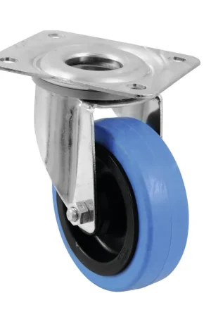 ROADINGER Roue pivotante 100 mm BLUE WHEEL bleu clair | Nouveau au catalogue