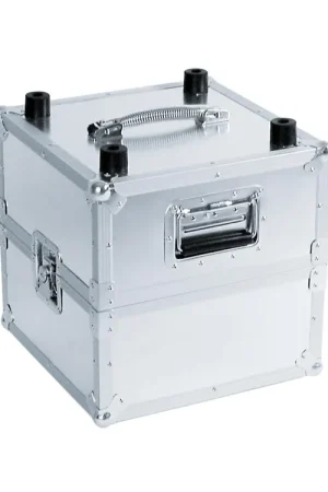 En stock | ROADINGER Mallette à disques pro ALU 50/50 lisse 100LPs