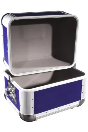 ROADINGER Mallette à disques ALU 50/50 arrondie bleu foncé | Tout nouveau