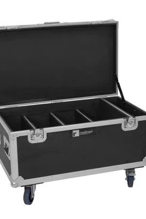ROADINGER Flightcase 4x Multiflood IP 8x10W RGBW Wash | Plus que quelques unités